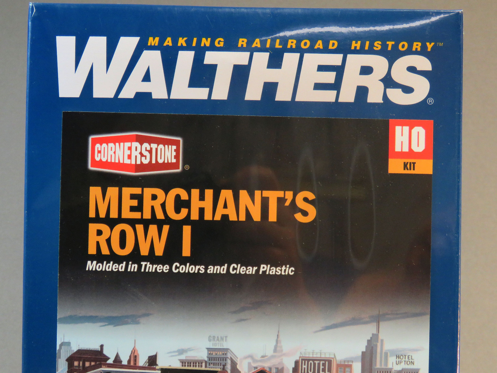 WALTHERS CORNERSTONE HO SCALE MERCHANT'S ROW I STORES BUILDING KIT W933-3028 NEW