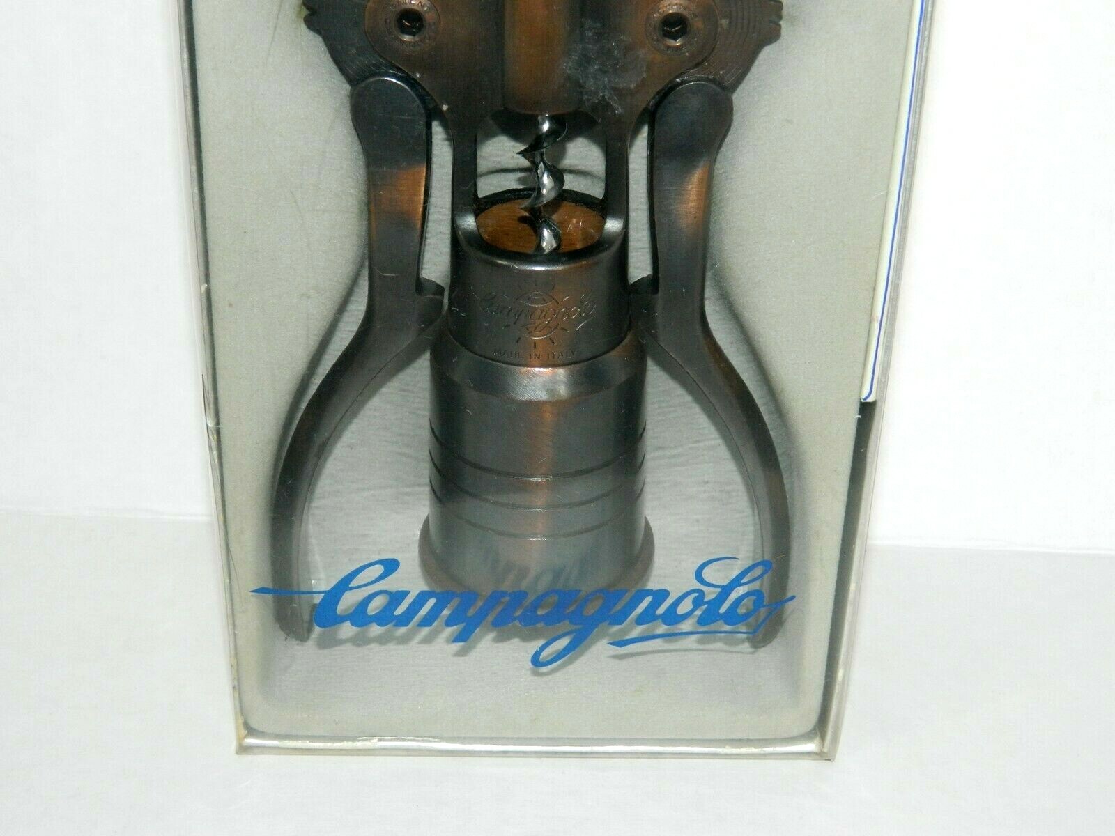 Vintage CAMPAGNOLO BIG Corkscrew Bronze Made in Italy Bottle Opener