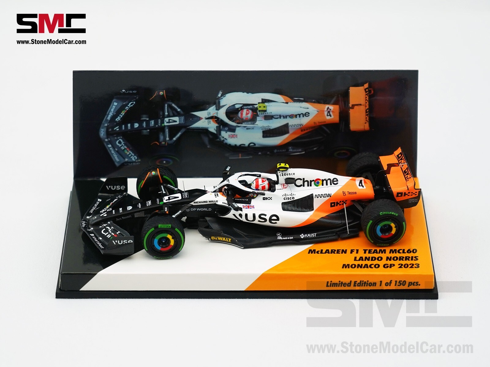 McLaren F1 MCL60 #4 Lando Norris Monaco GP 2023 Triple Crown McLaren F1 MCL60 #4 Lando Norris Monaco GP 2023 Triple Crown