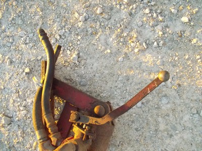 Massey Harris 44 tractor MH hydraulic hitch lift cylinder outlet hoses 3pt hitch