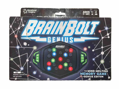 BRAINBOLT Genius Mind-Melting Memory Game Genius Edition by Educational Insights