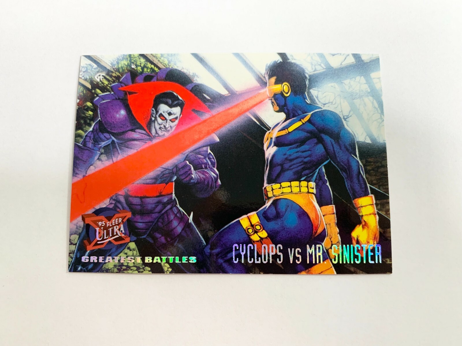 Cyclops vs Mr. Sinister Greatest Battles 95 Fleer Ultra