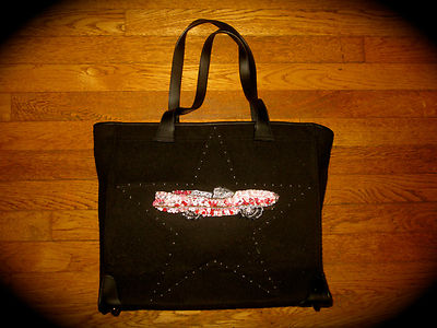 AUTHENTIC MICHAEL SIMON FOR Mary Kay Cadillac Tote Bag FELT BEADS SEQUINS PINK