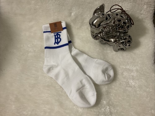 Brand New BURBERRY UNISEX White/blue | eBay