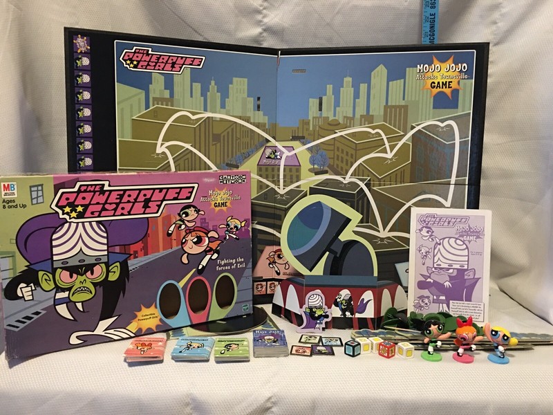 The Powerpuff Girls Mojo Jojo Attacks Townsville Game (2000) Board