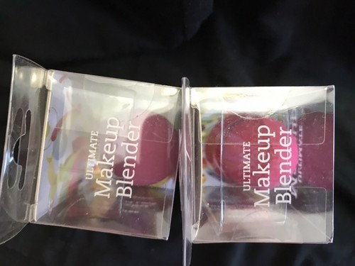 beauty tools ultimate makeup blender cosmetic sponge Set Of 2 Pink & Purple