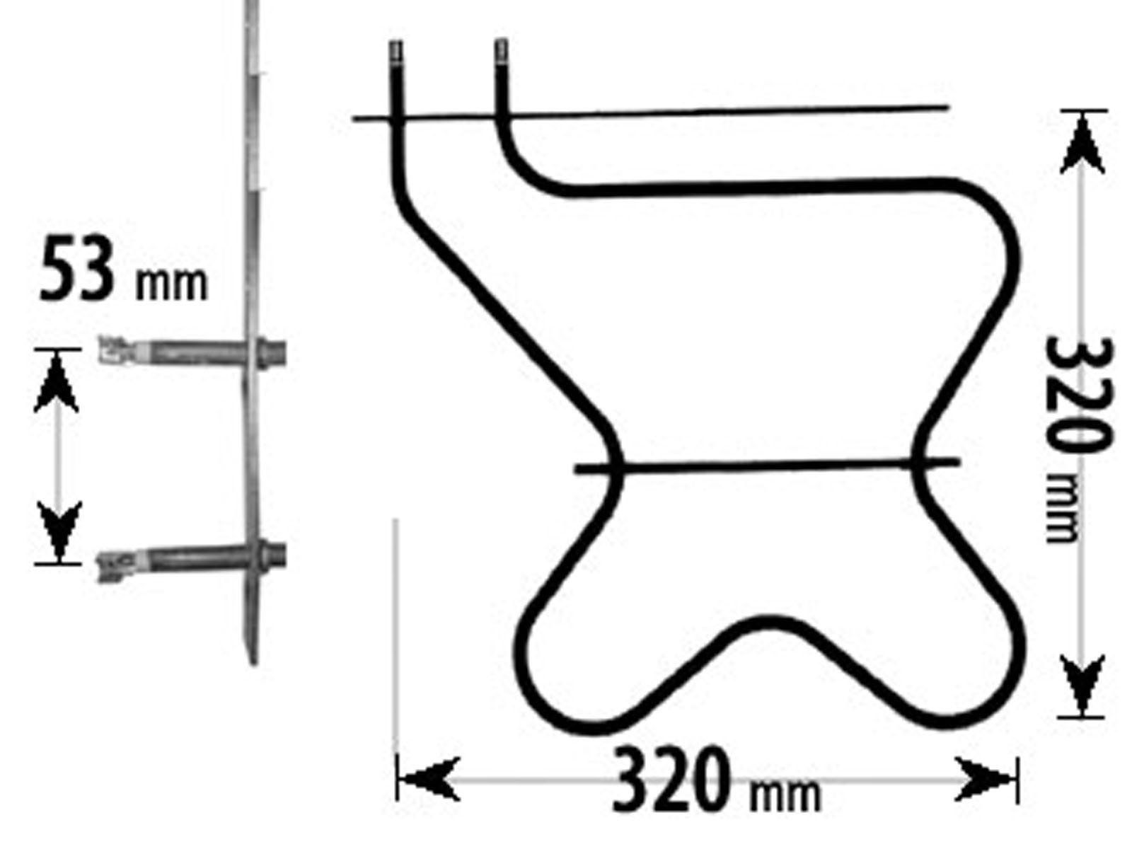 NARDI Cooker Oven Grill Heating Element 1200W