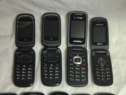 Lot of 10 cell phones - Samsung - LG - ZTE and more......