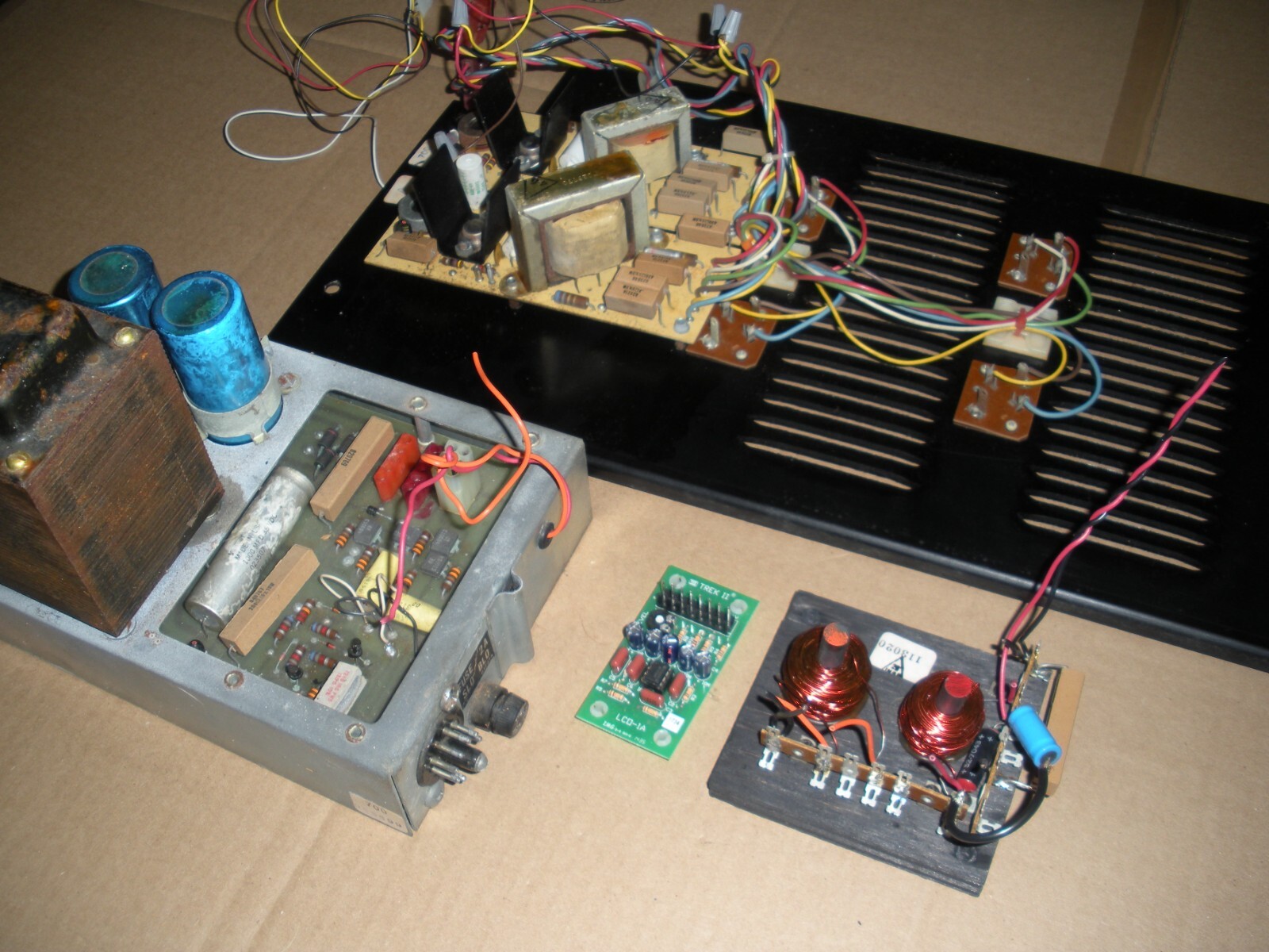 Hammond Organ Parts: Leslie Speaker power supply, amp & Trek II LCO-1A crossover