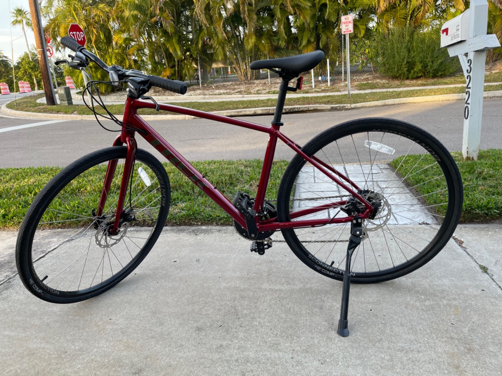Trek Hybrid Bike FX 1 Disc Red Medium | eBay