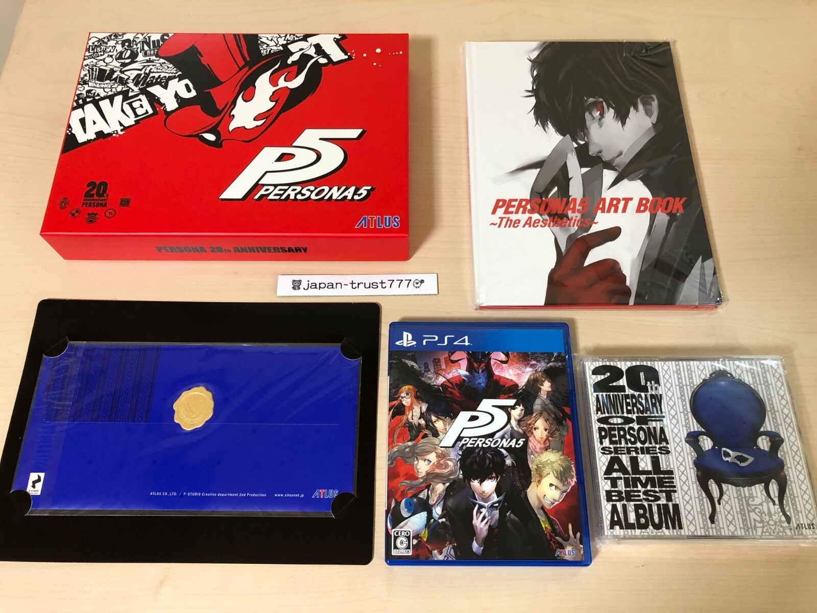 PS4 Persona 5 20th Anniversary Limited Edition Box JAPAN P5 PS4 Persona 5 20th Anniversary Limited Edition Box JAPAN P5