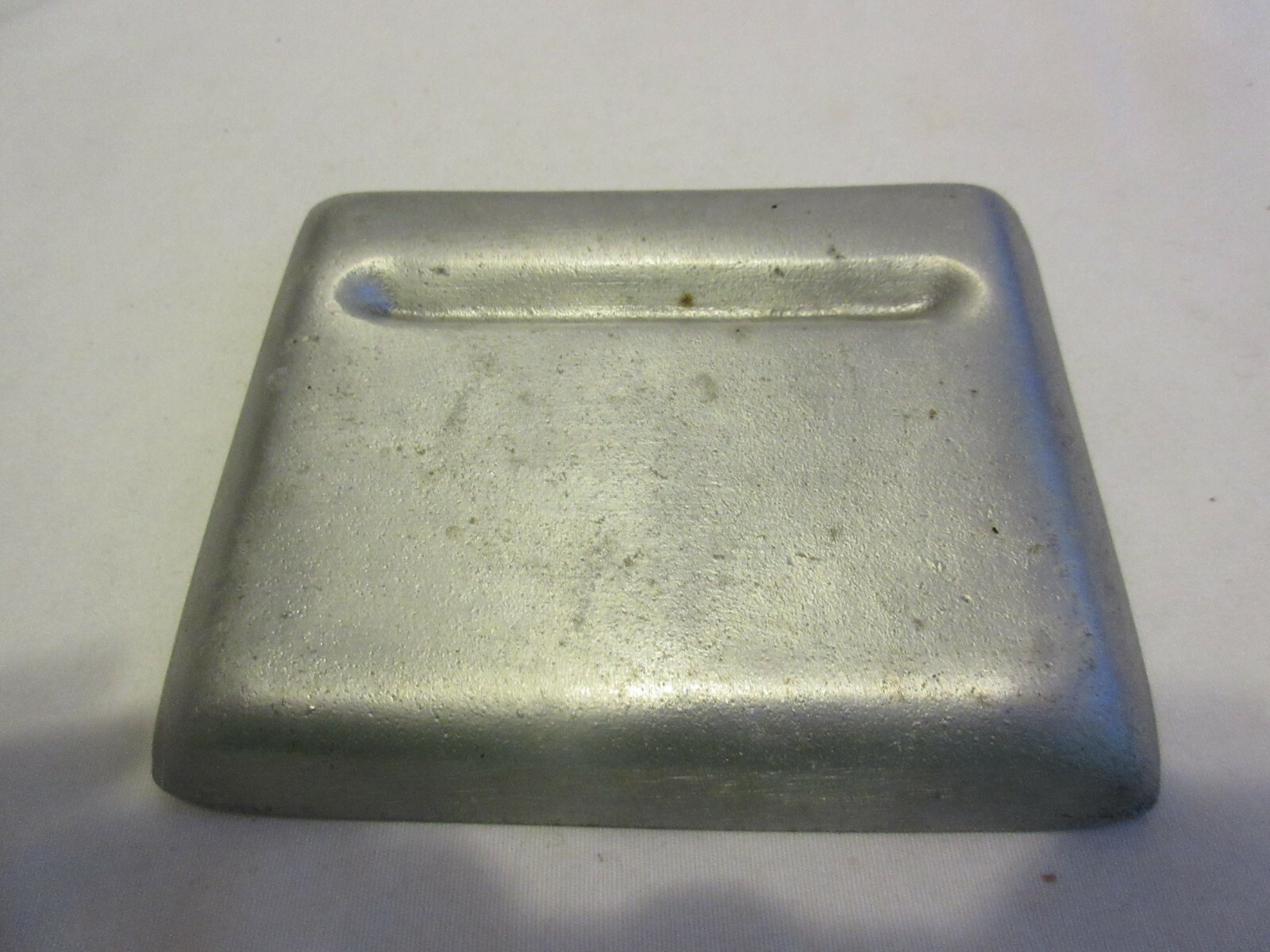 Vintage Cast Enjoy Coca-Cola Gray Metal Ashtray ? 1970s? Coke Cola Soda Rare 4x5