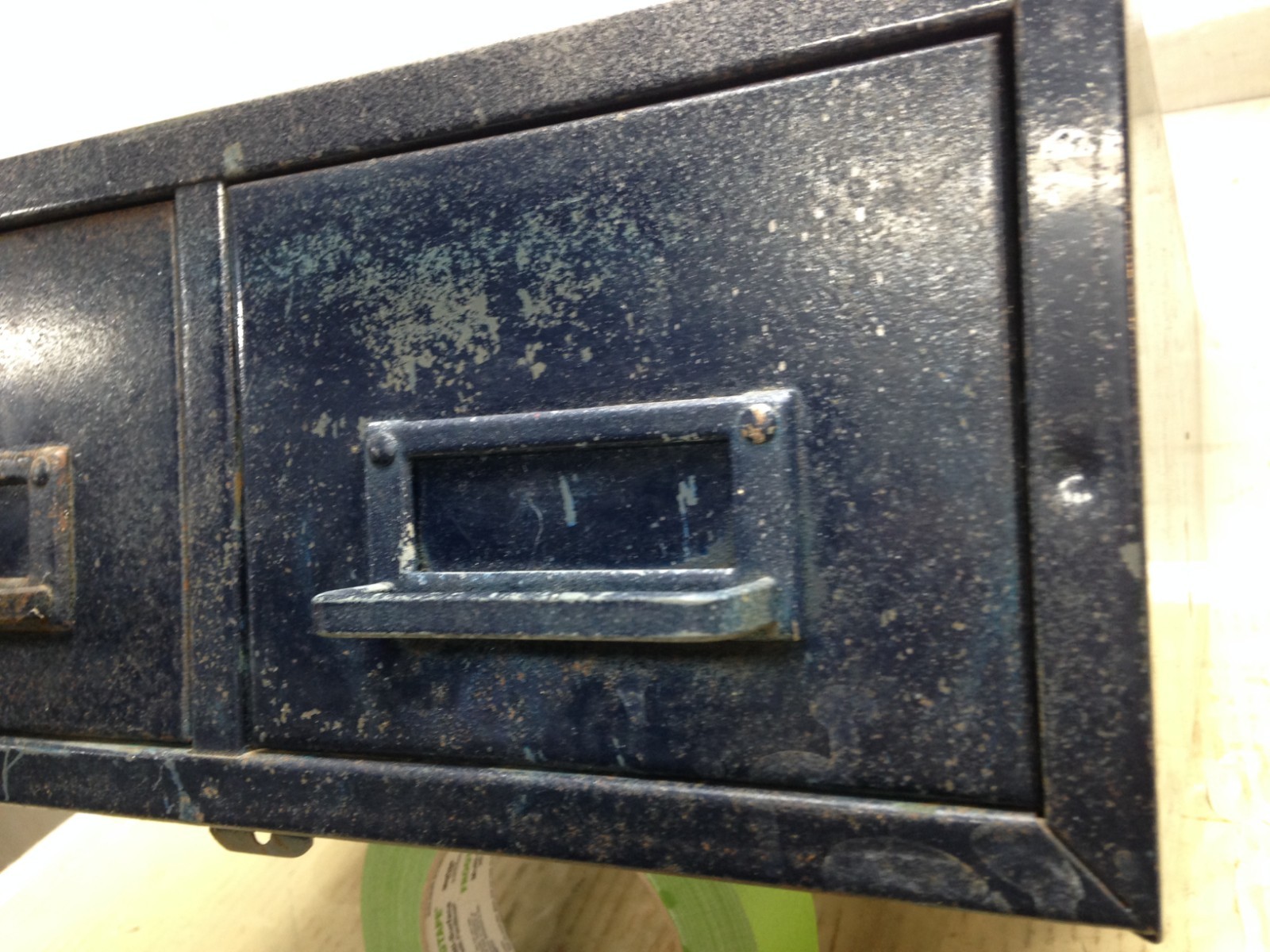 Vintage 2 Drawer Metal Steelmaster 3 x 5