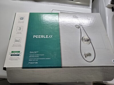PEERLESS P18437-BN DULCET BATHTUB & SHOWER FAUCET W/ VALVE BRUSHED NICKEL