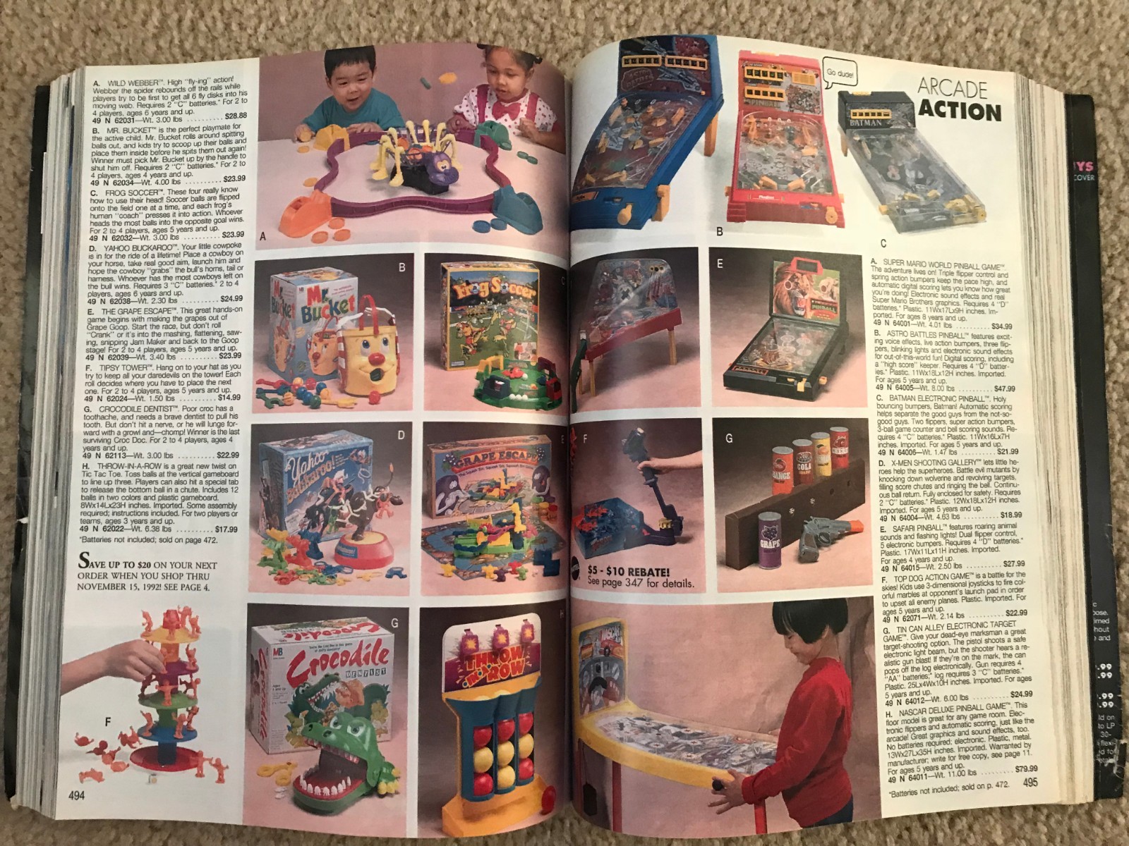 RARE 1992 VINTAGE SEARS THE GREAT AMERICAN WISH BOOK CATALOG 831 PAGES