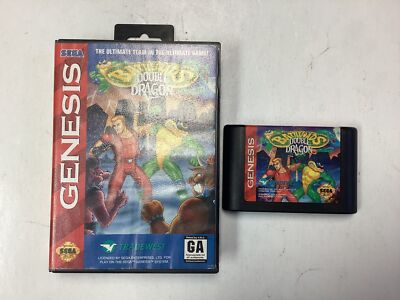 Battletoads Double Dragon- Sega Genesis Box and Case no