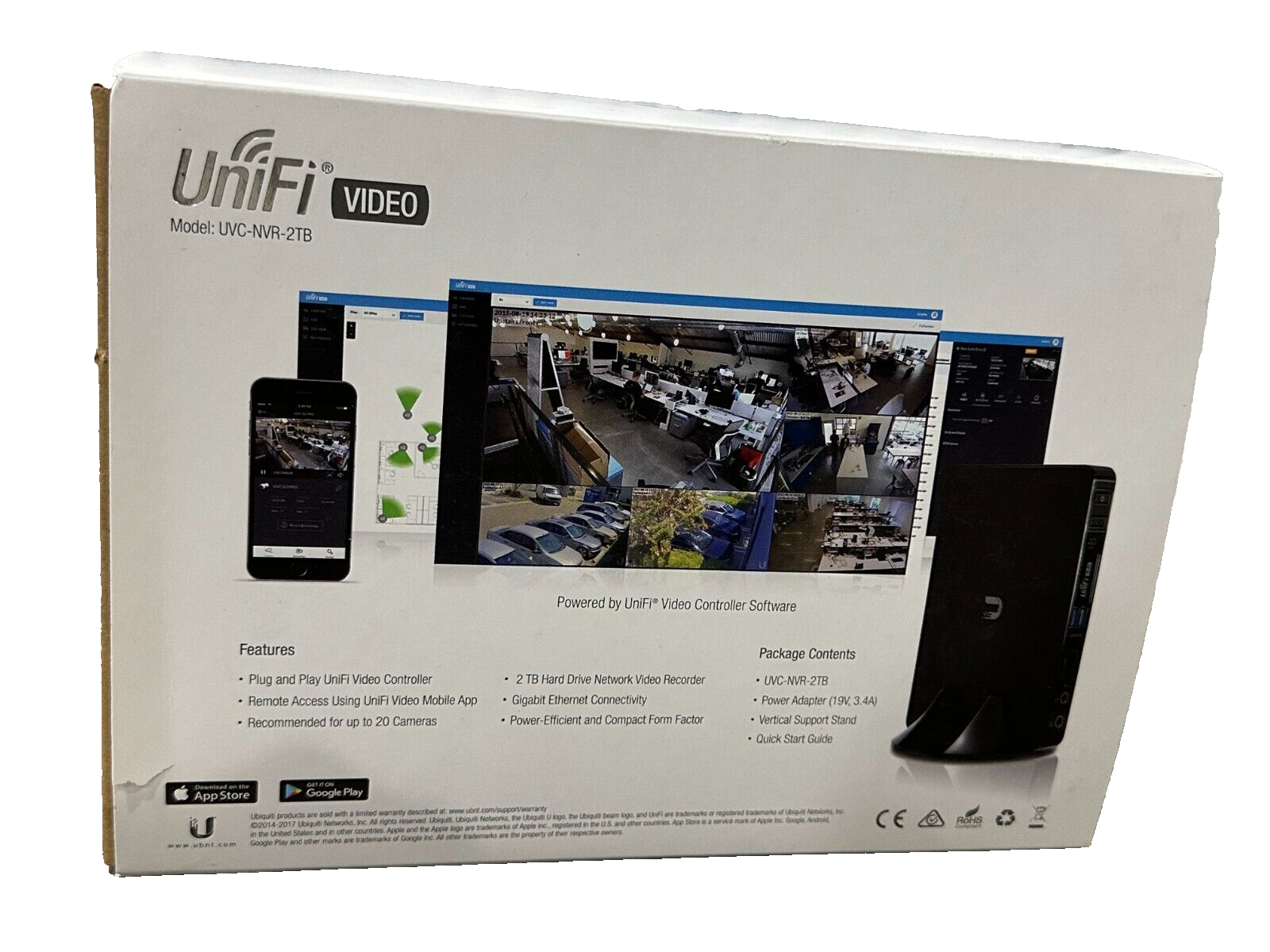 ネットワークビデオレコーダー 2TB Amazon限定 UVC‑NVR‑2TB Ubiquiti - Networks UVC-NVR-2TB 2Tb Unifi Vidieo Nvr