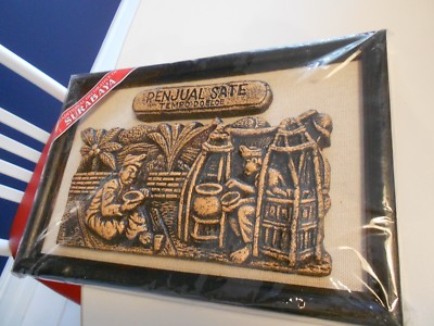 SURABAYA PENJUAL SATE TEMPO DOELOE INDONESIAN  PLAQUE-SEALED-10 1/2'' X 7''