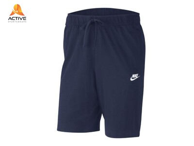 Nike Men's Sportswear Club Stretch Shorts Soft Cotton Jersey Gym Sports Shorts