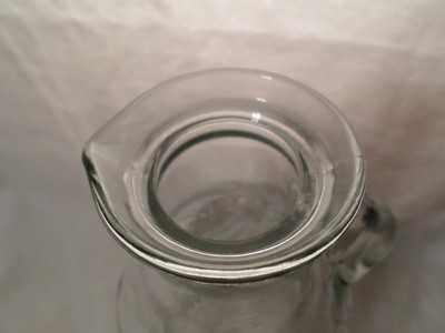 Crystal Syrup pitcher Nautical ship pitcher ewer