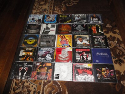 25 NEW & Sealed CD Lot - Rap Hip Hop R&B Reggae Underground Gangsta Rap POP