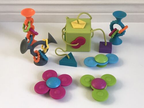 Baby Toy Lot Oombee Cube Sorter Whirly Squigz Pip Squigz Lin
