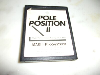 POLE POSITION 2 II ATARI 7800 (1987) CART ONLY PRO SYSTEM