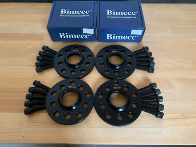 2 x 12mm 2 x 15mm Bimecc Hubcentric Wheel Spacers 5x100/112 57.1 Radius Bolts