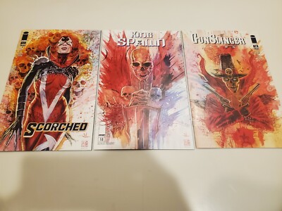 King Spawn 18, Gunslinger Spawn 16, Scorched 14 - ALL MACK VARIANTS - set of 3
