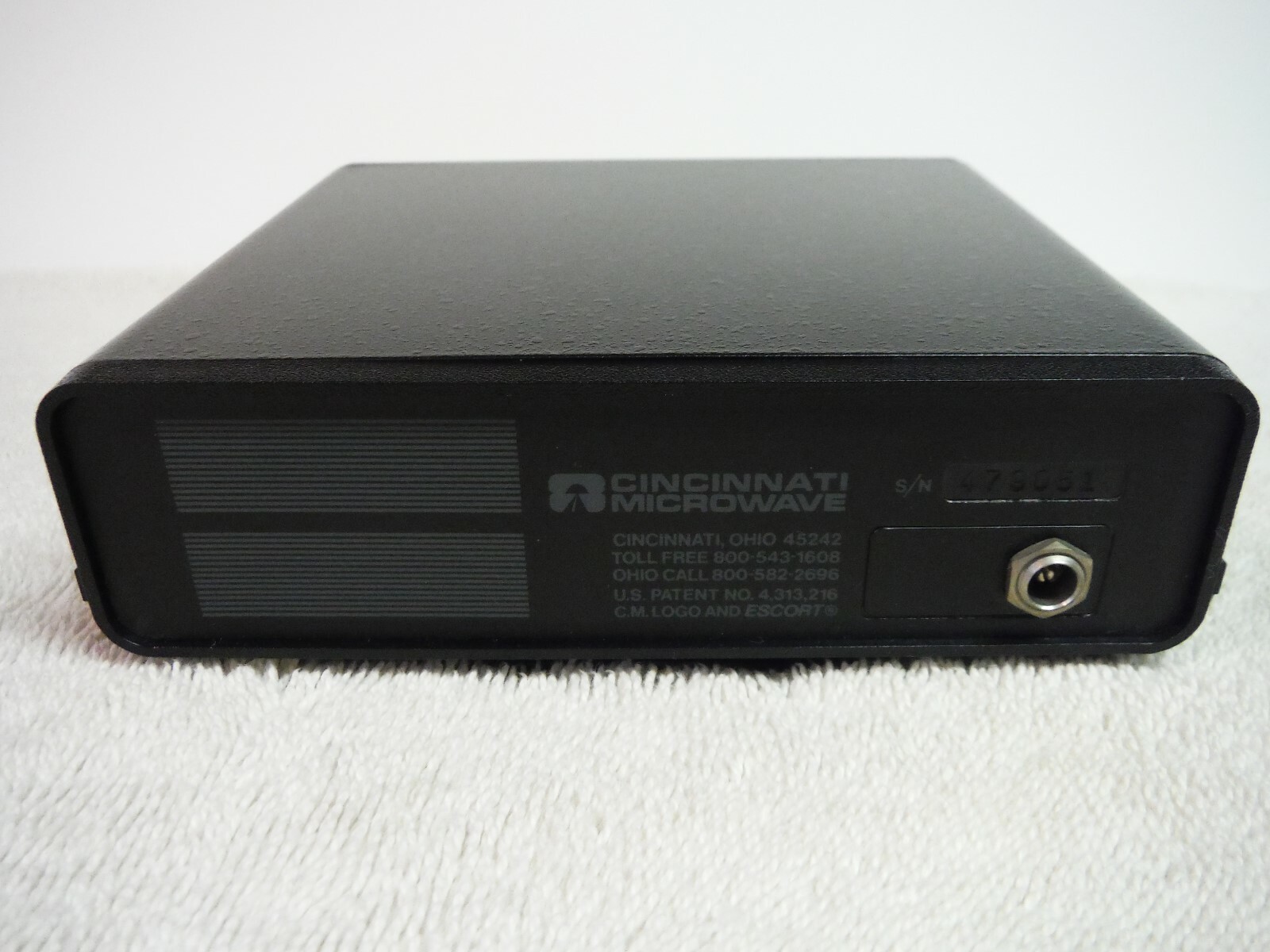 Vintage Escort Radar Detector - Cincinnati Microwave - w/ Case, Cord, & Manual