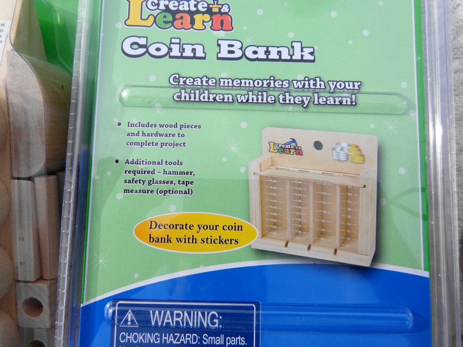 Kung Fu Panda Build & Grow Top Challenge Arena Kit, Create & Learn Coin Bank Kit