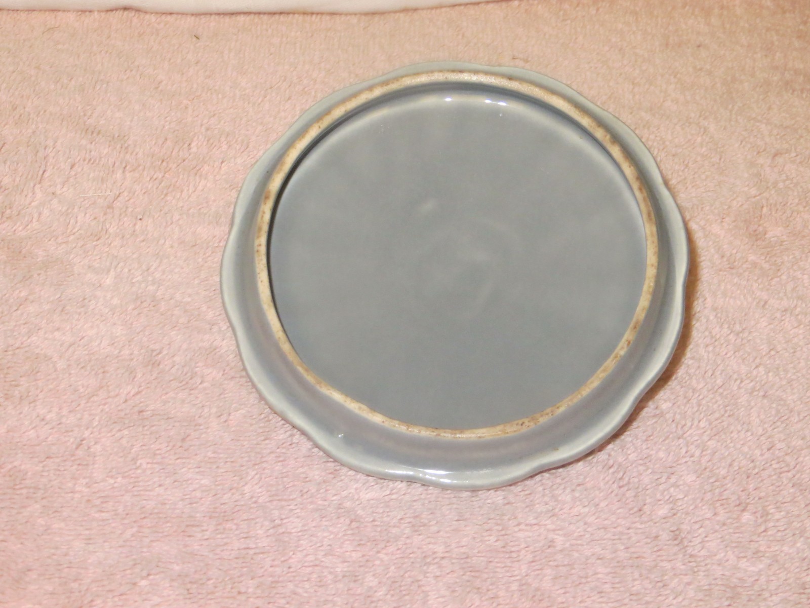 Vintage W.S. George Petalware Creamer - Sugar Bowl Lid - Gray