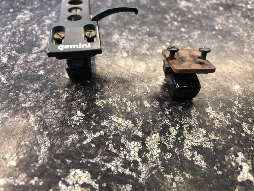 (2) Stanton 505 DJ Cartridges and (1) Gemini Headshell (no stylus included)