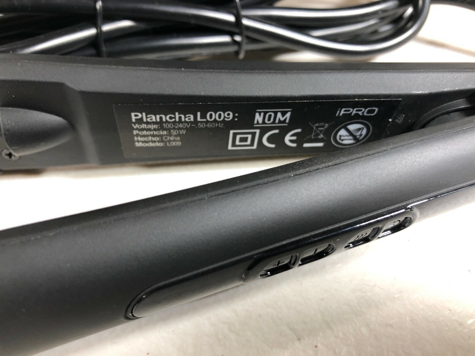 ✔️ NEW IPRO PROFESSIONAL HAIR STRAIGHTENER PLANCHA CERAMICA DIAMANTE 🔥  купить