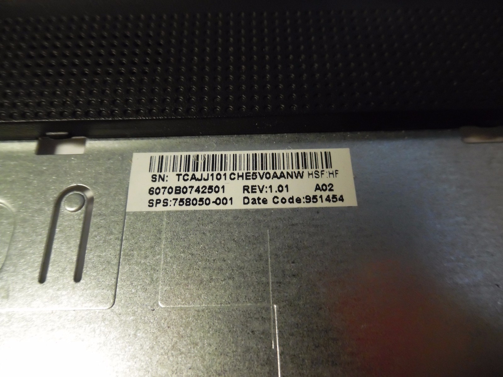 HP 355 G2 Series Palmrest Touchpad + Power Button 6070B0742501 758050-001 E74-36