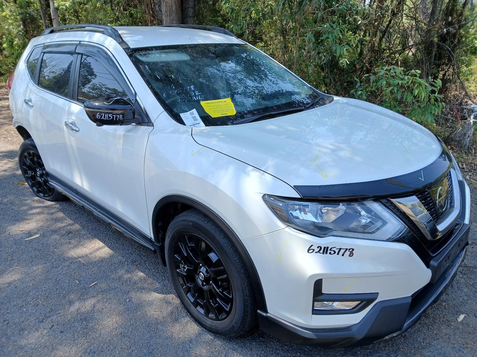 2018 Nissan Xtrail WHEEL ALLOY FACTORY 5 V SPOKE 18X7IN T32 02/17-07/22 17 18 19 image 3