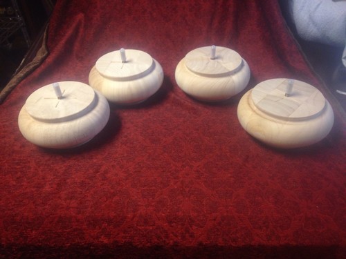 Furniture Feet Unfinished Wood Set Of 4. 6