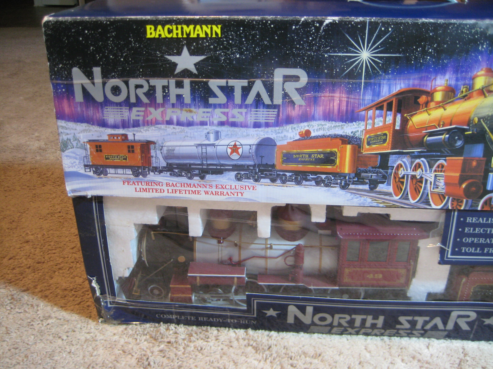 Vintage Bachmann North Star Express Train Set #90018 “G Vintage Bachmann North Star Express Train Set #90018 “G