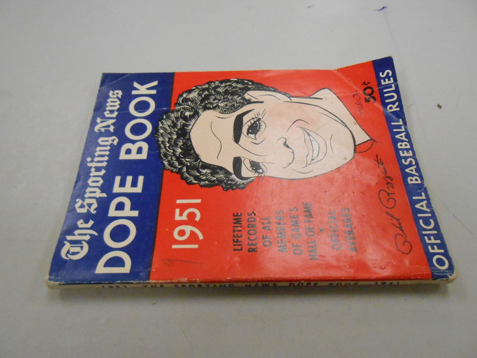 The Sporting News Dope Book 1951! (1951, Charles C. Spink & Son) CHECK IT OUT!