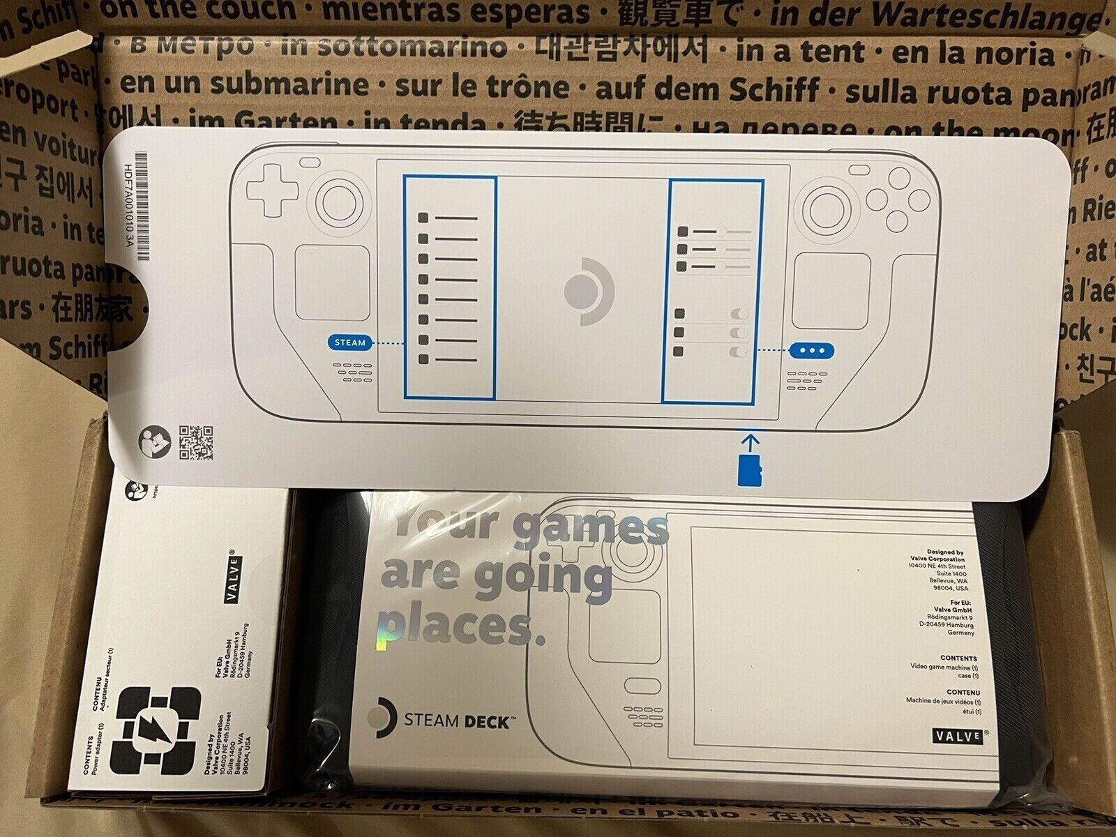 New 2022 Valve Steam Deck 256GB LCD Console w/ Faster Storage, Case New 2022 Valve Steam Deck 256GB LCD Console w/ Faster Storage, Case