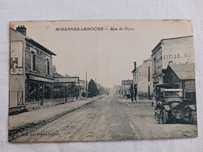 Migennes Laroche Rue De Dijon Automobile 1931 Cpa  R3542