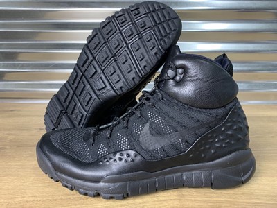 nike lupinek flyknit triple black
