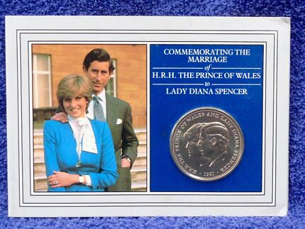 princess diana and charles coin 1981 princess diana and charles coin 1981