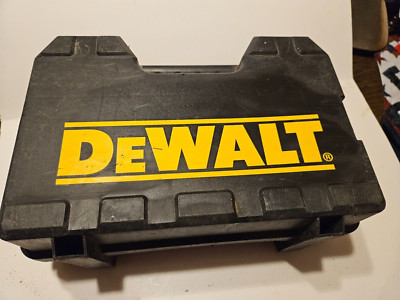 Plastic Tool Box Empty DeWalt Power Tool Great Used Condition 