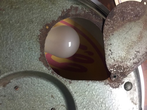 RARE VINTAGE ORIGINAL 1950's CHAPPELLS DAIRY DOUBLE BUBBLE CLOCK Great Condition