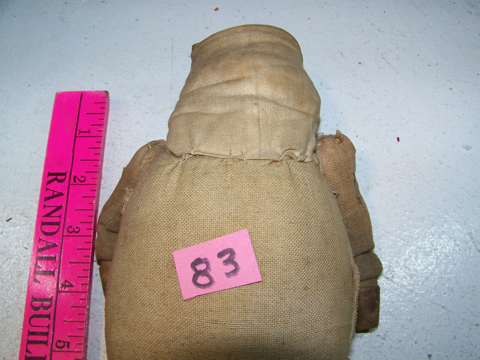 83. Vintage 1800 cloth  Doll Body Parts 10 Tal, used