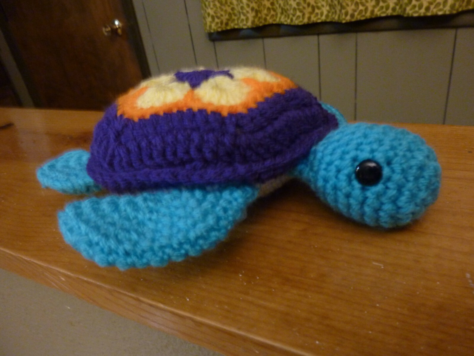 Handmade Crochet Sea Turtle Stuffed Animal Toy