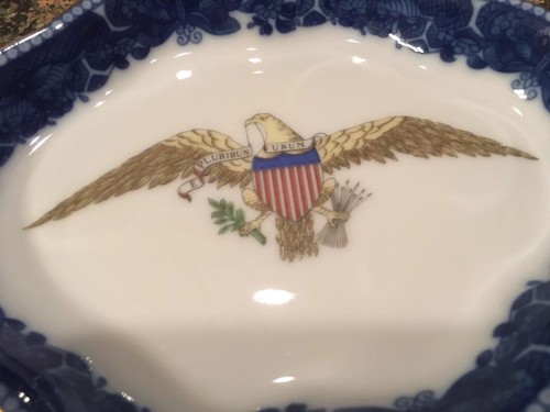 Mottahedeh United States American Eagle E Pluribus Unum Trinket Dish Tray