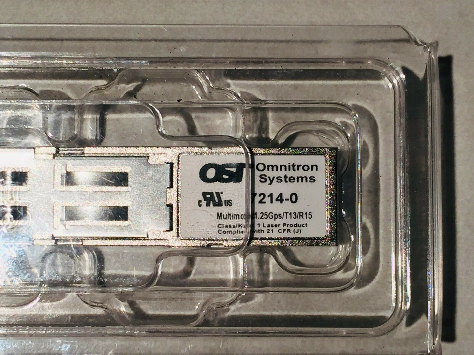 OST Omnitron SFP (mini-GBIC) Part # 7214-0, Omnitron Systems ENET SFP