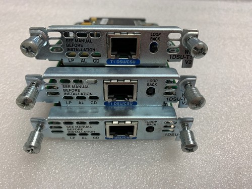 *Lot of 3* Cisco WIC-1DSU-T1-V2 WAN Interface Card 73-8346-05